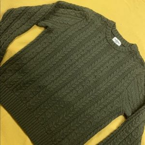 Dark green size L pullover sweater